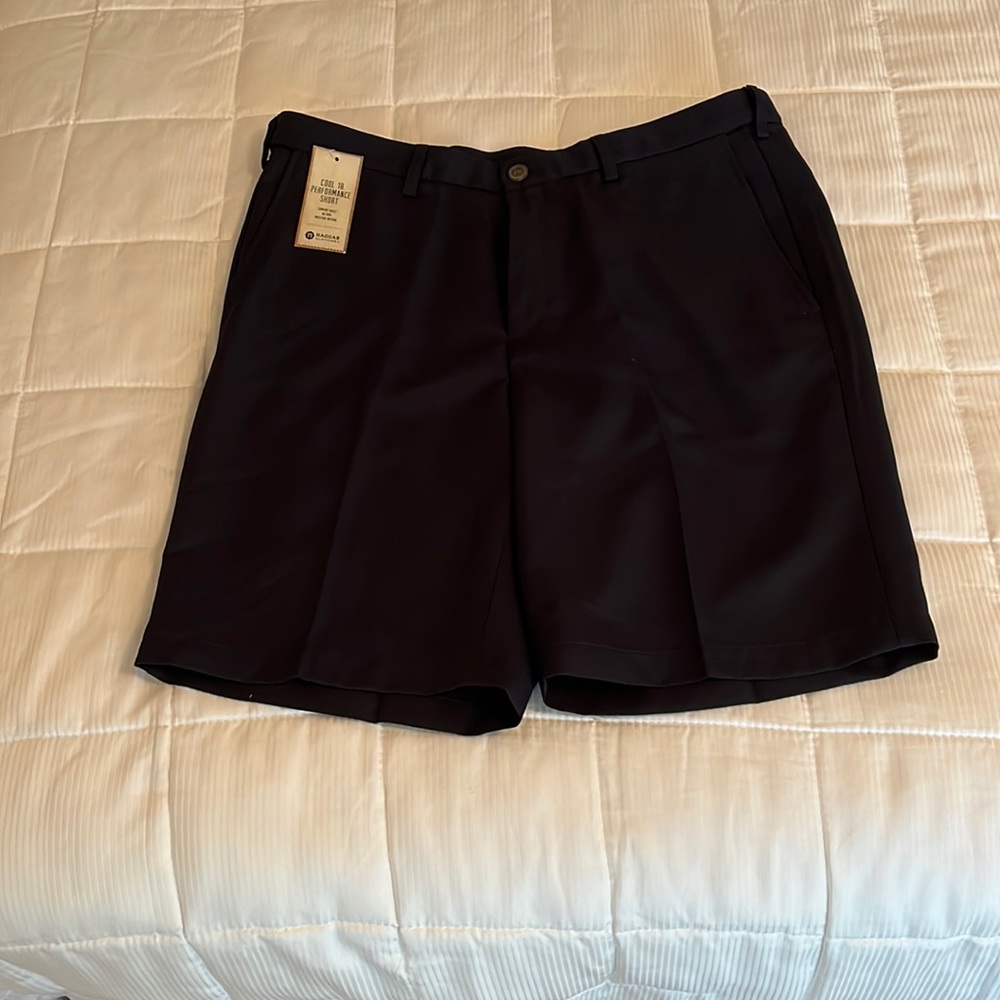 NWT Haggar Men’s Navy Blue Cool 18 Performance Shorts
